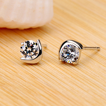 NSCD diamond stud earrings high-end jewelry high-end jewelry with certificate DE0079