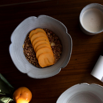 Sanzhaijia Japanese-style coarse pottery bowl pottery artist hand-drawn embryo bowl salad bowl noodle bowl literary powder introduction utensils