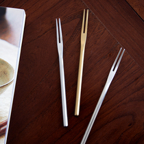 Export quality Japanese-style stainless steel little red book with the same dessert fork ins style cake fork Dessert fork small fork
