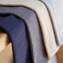 Sanzhai home washed tea towel cotton and linen absorbent thickened Kung Fu Tea Set Square long solid color cotton linen tea cloth