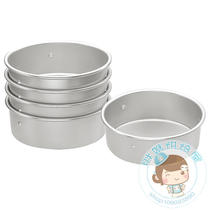 Three-energy baking SN5028SN5048 round cake mold anode solid bottom cake mold light cheese mousse mold