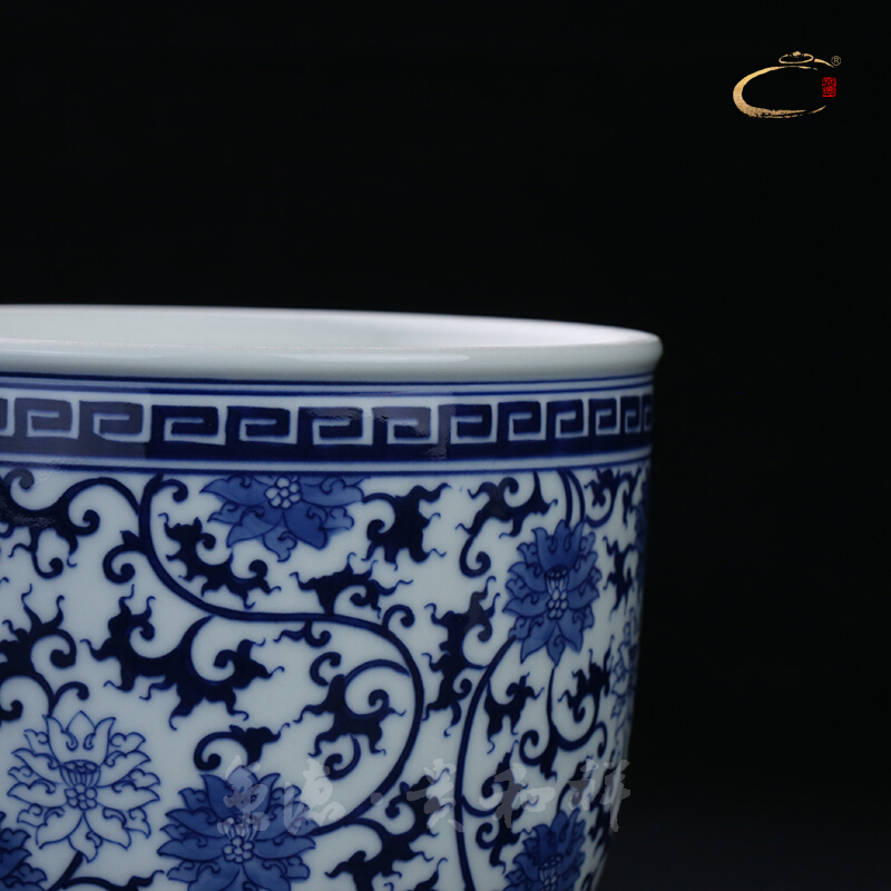 And auspicious jingdezhen ceramic tea pot cncondom flowers wrapped branch canister to pure manual kung fu tea POTS