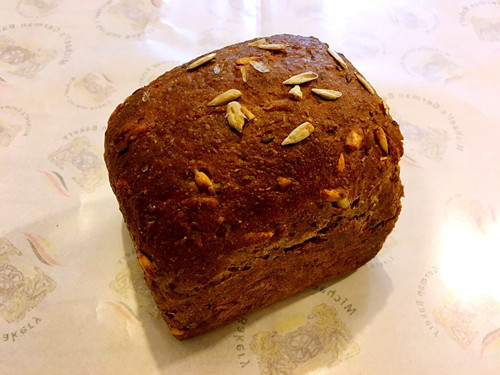 麦客德国面包房全黑裸麦粗粮面包-fin bread健康休闲.