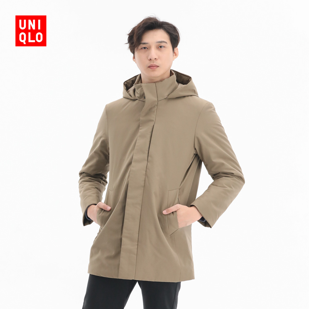 优衣库 男装 高性能复合大衣(外套 复合填充羽绒) 429292 uniqlo