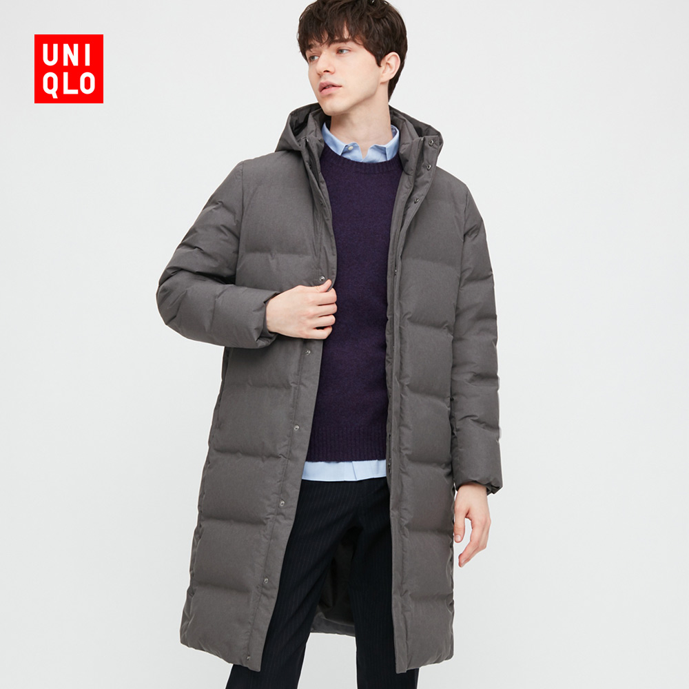 优衣库男装无缝羽绒长大衣外套429295uniqlo