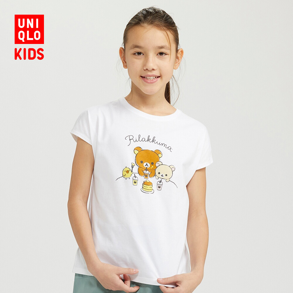 童装/女童 (UT) Rilakkuma 印花T恤 427801 优衣库UNIQLO