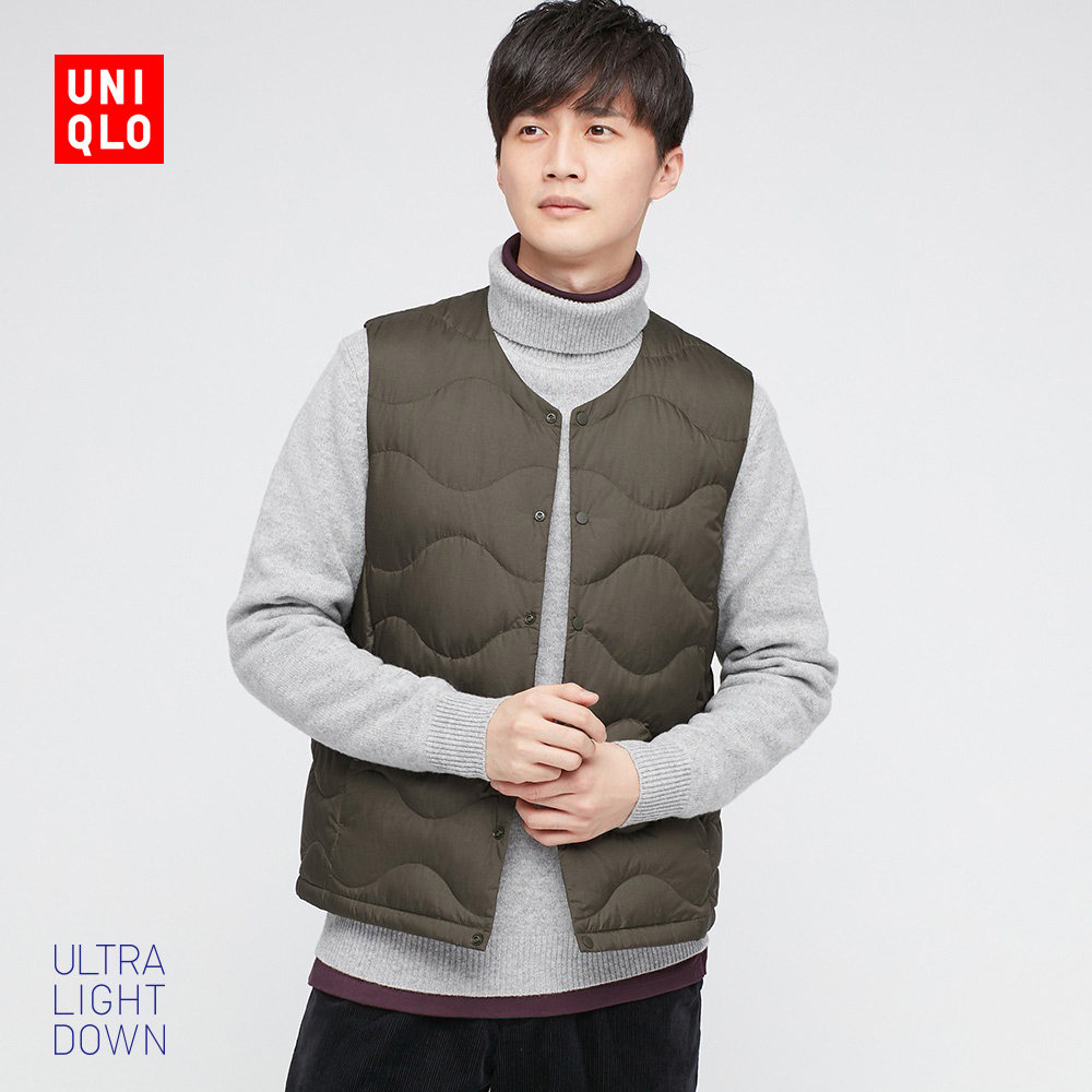 uniqlo优衣库437737男士羽绒背心