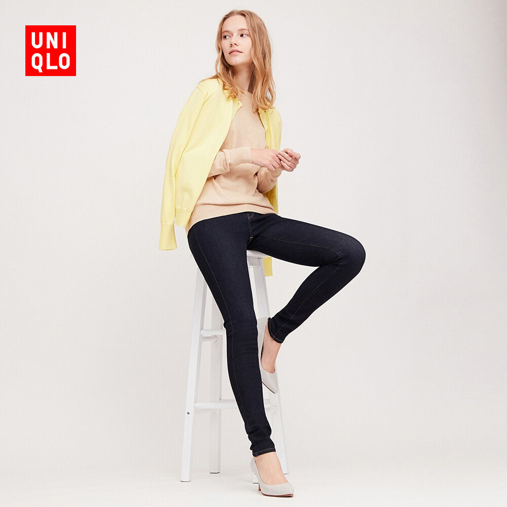 uniqlo优衣库女装女式高弹力牛仔裤