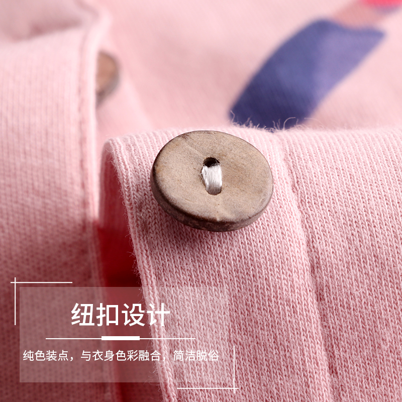 pajamas ladies spring and autumn style autumn cotton long-sleeved home service cotton spring thin style japanese sweet and cute suit