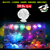 Fish tank LED diving light Land and water light Aquarium energy-saving light Landscape set decoration turtle tank lighting mini light 1W