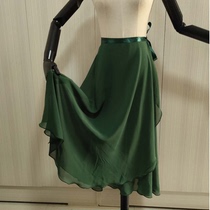 Adult tutu One-piece lace-up skirt Chiffon skirt Apron Dance yarn skirt Square dance skirt Teacher skirt