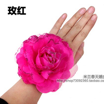 Dance props Square dance supplies Finger wrist flower Kindergarten dance hand flower performance head flower head ornament