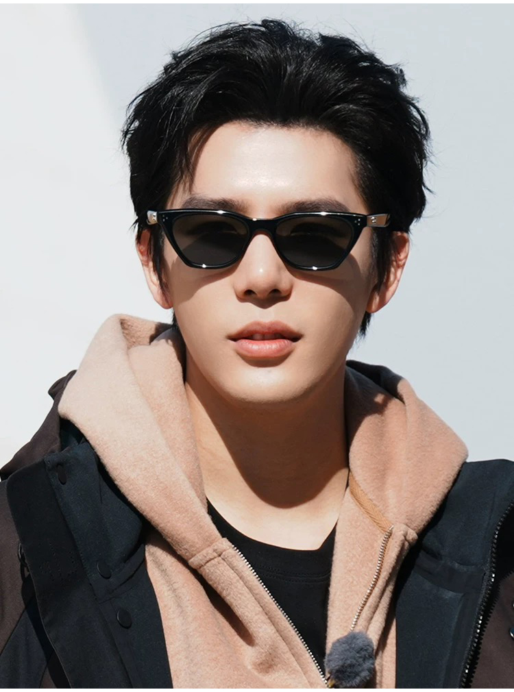 现在就出发王安宇同款gm猫眼墨镜男款防紫外线痞帅太阳镜可配度数