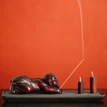 Child anecdotal incense inserts Indian small leafy purple sandalwood Fairy Pendulum Pieces Red Wood Sculptor Collection Gift 1340