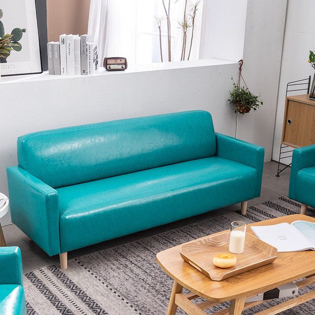 ງ່າຍດາຍ Nordic ຂະຫນາດນ້ອຍ fabric sofa ຫ້ອງແຖວດຽວຫ້ອງເຊົ່າເກົ້າອີ້ sofa ຫ້ອງນອນ