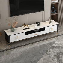 Nordic rock board Marble coffee table TV cabinet combination Light luxury small apartment Modern simple floor wall cabinet Living room furniture