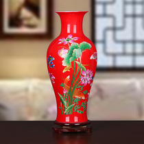 Minimalist fashion furnishing ceramic minimalist home vase Jingdezhen Handicraft Swing room Wine Cabinet Decorations