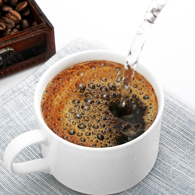 浓苦咖啡 后谷速溶咖啡无蔗糖无奶黑咖啡粉75袋 20袋云南小粒咖_姐馋