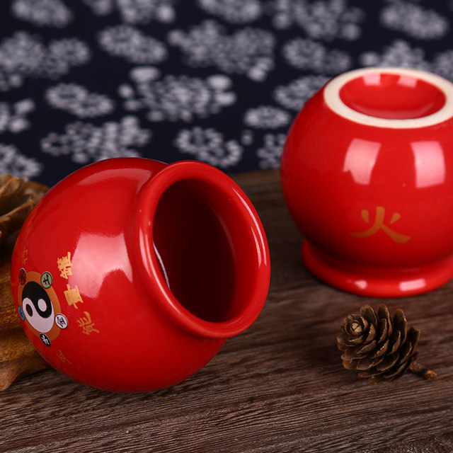 Ceramic pot cupping beauty salon dedicated five elements energy pot health physiotherapy room fire therapy cupping single household Ceramic pot cupping beauty salon dedicated five elements energy pot health physiotherapy room fire therapy cupping single household