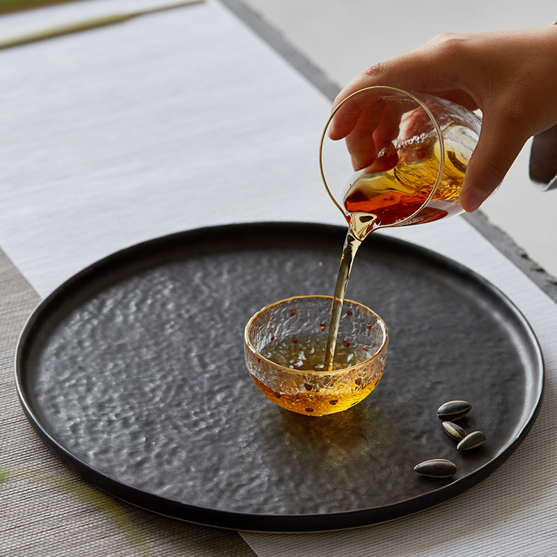 美斯尼 玻璃小品杯日式茶具茶道零配105ml耐高温品茗杯玻璃小杯子产品展示图3
