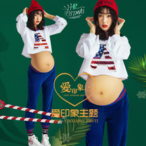 New Pregnant Women Art Photo Costumes Photography Writing True Clothing Mommy Movie Pregnancy Photos Sports Quasi Mommy Clothing