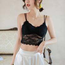 Beauty back harness Breasted Underwear female inner lap Anti-light coalesch Wrap Chest blouse Women Summer outwear Bottom Little Vest