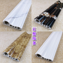 Stone plastic decorative lines imitation stone marble background wall door cover edge dumb line elevator door cover frame pvc