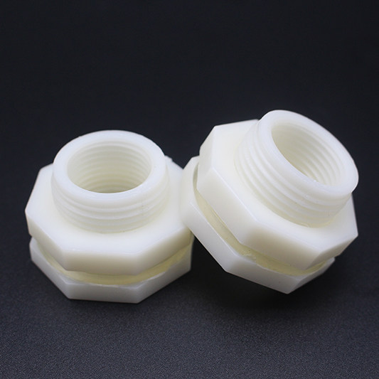 水塔鱼缸水池水桶内外丝接口桶丝穿板abs塑料水箱接头 4分6分1寸