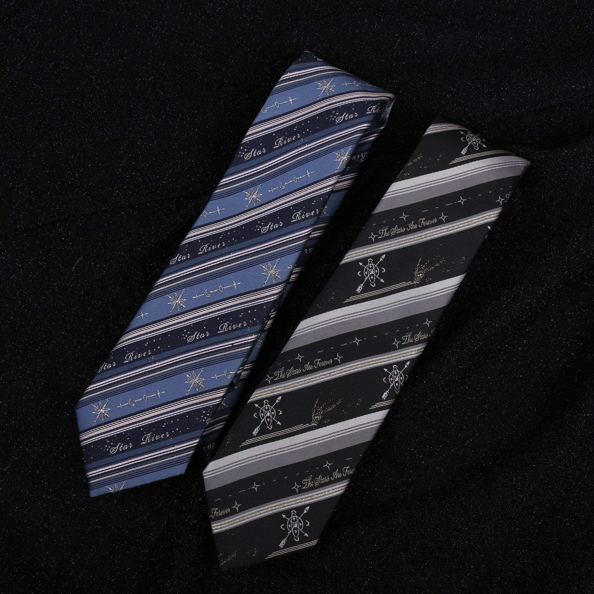 盛世曼尼梦见电子兔开普勒dk领带烫金银jk女男学生原创制服小物