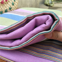 Summer household thickened cotton old rough cloth mat ice silk mat bed sheet three-piece set washable foldable linen soft