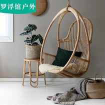 Hanging basket Cane Chair Ins Real Vine Hanging Chair Home balcony Leisure chair Indoor Cradle Chair Pod slurches Lazy Outdoor Autumn
