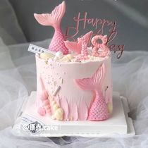 Turnover Sugar Mermaid Tail Man Fish Tail Silicone Molds Turned Sugar Baking Tool Cake Decoration Ornament Molds