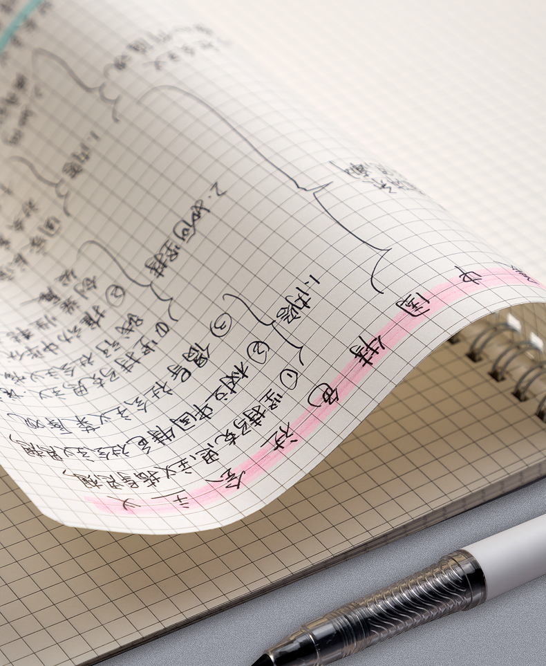 a4笔记本子b5网格本文具方格本16k加厚格子空白错题本康奈尔文艺精致