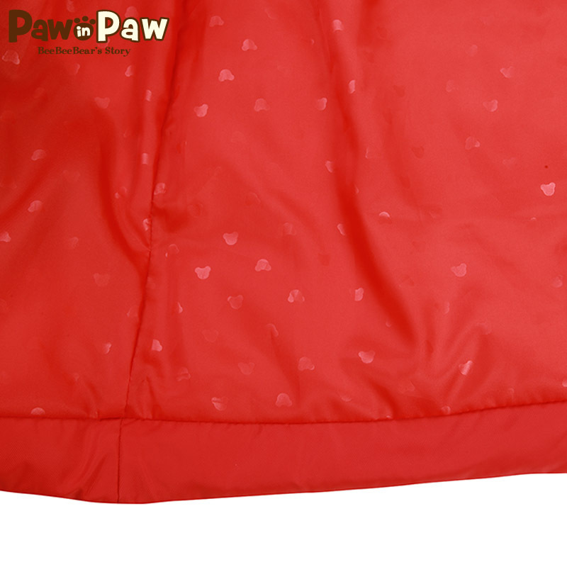 Pawinpaw宝英宝韩国小熊童装2016年冬季款男童拼色厚款羽绒服产品展示图3