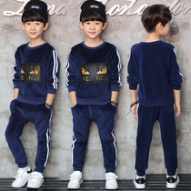 6 childrens suits male 7 autumn and winter new two-piece suits 8 thickening and fleece 9 sports suits 10 middle-aged children 11-15 years old