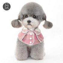 New JK Pet Clothes Dogs Small Cloak Shawl Cape Puppy Surround Neck Pet Clothing Teddy Kitty triangular towels