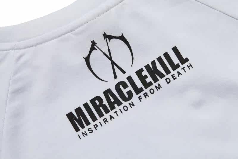 miracle kill2017春夏新款双刀logo长袖插肩袖t恤经典款长袖t恤