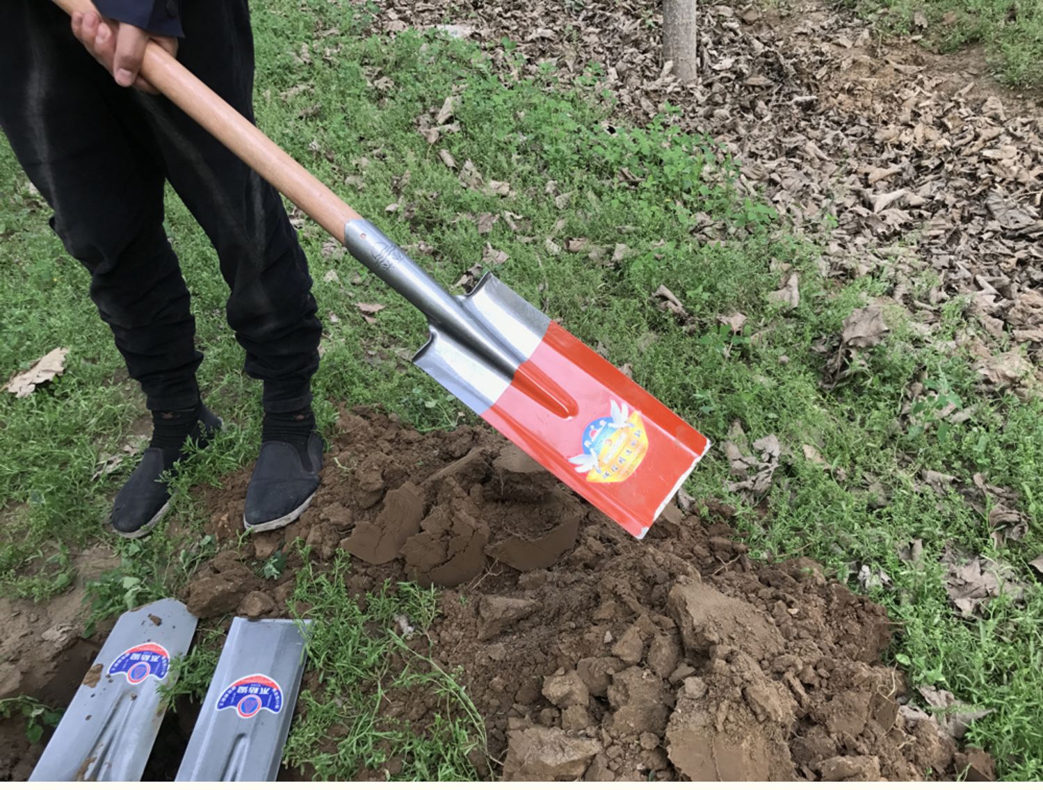 木柄园艺铁楸铲小铲子园林种植工具家用栽花铁锹铁锹儿童花铲耙子