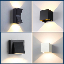 Outdoor wall lamp LED modern minimalist hotel courtyard door outdoor wall waterproof spotlight bedroom staircase corridor