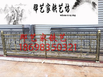 Custom wrought iron stair handrail guardrail guardrail outdoor high-grade balcony fence