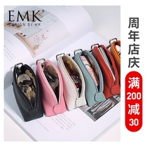 Simple girl coin purse Female short cowhide mini cute small wallet Korean small square bag Korean coin bag