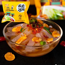 Hunyuan jelly Shanxi Datong small high jelly instant food box with knife and fork convenient to carry dormitory lazy food