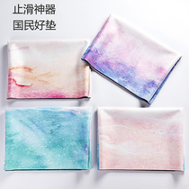 Portable foldable yoga mat Womens thin natural rubber non-slip towel Beginner home mat Yoga blanket