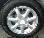 Volkswagen Jetta xe bánh xe 14 inch lốp ban đầu tuổi nhôm vành bánh xe gửi dấu hiệu bìa punch