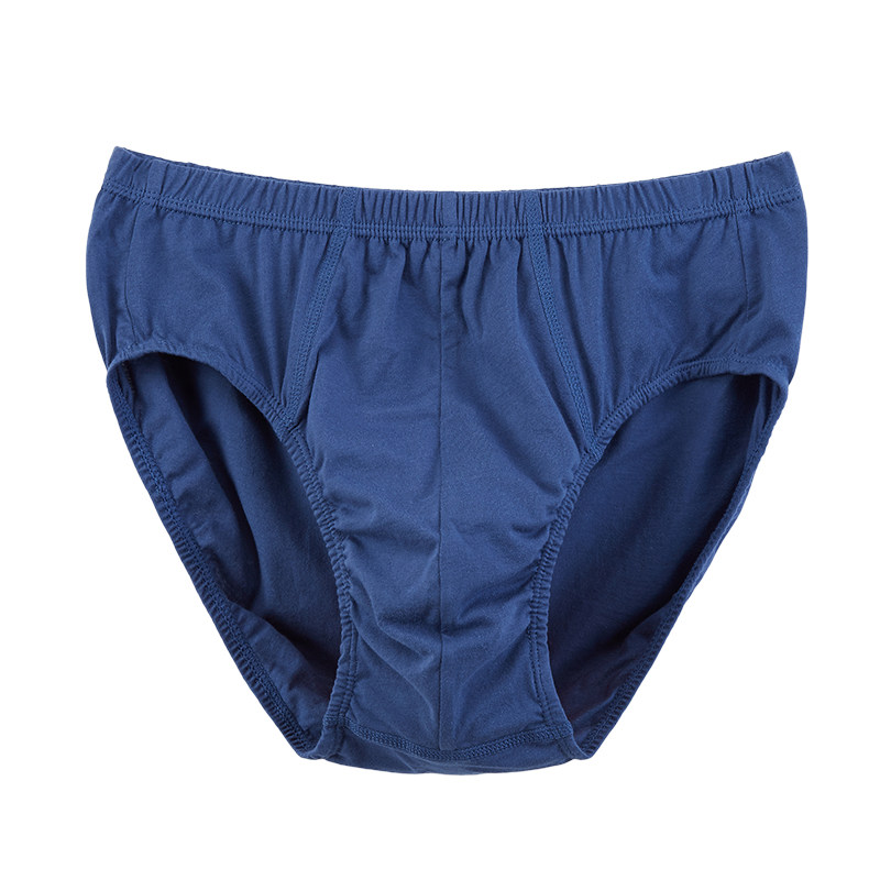 华友源中老年人男士纯棉内裤三角裤老人大码宽松肥佬爸爸全棉裤头