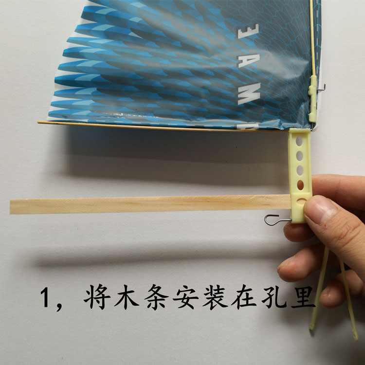大号橡皮筋动力飞鸟户外竹鸢鸟鲁班仿生益智拼装扑翼机儿童玩具