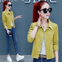 Short casual jacket jacket spring 2021 new wild womens clothing 28 months tide summer small top