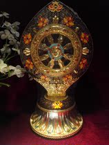 Painted Nepal Craft Farwheel Treasure can be transferred with large number of large French wheel pendulum pieces