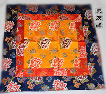 Buddhist Supplies Temple Home Buddhist Table Decoration Peony Flower Tablecloth French Tablecloth 80cm