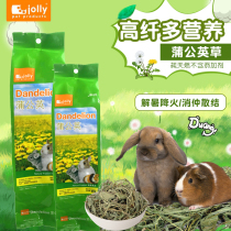 Jolly Zolly natural dandelion 50g rabbit hamster hamster pig guinea cat snacks to digest dry grass pasta JP95